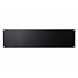3U 19 inch afdekpaneel zwart