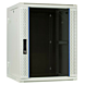 22U wandkast (kantelbaar) met glazen deur 600x600x1100mm (BxDxH)