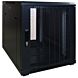 12U minikast met geperforeerde voordeur 600x600x720mm (BxDxH)