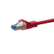 CAT6a S/FTP (PIMF) patchkabel 1,50m rood