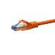 CAT6a S/FTP (PIMF) patchkabel 7,50m oranje