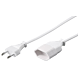 Stroomkabel verloop europlug 5m wit