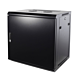 9U wandkast met metalen deur 600x600x500mm (BxDxH)