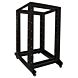 22U relay rack op wielen afmetingen: 600x800x1131mm (BxDxH)