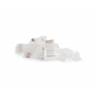CAT6A Connector RJ45- Unshielded  met hulpstukje - voor stugge kern - 10 stuks
