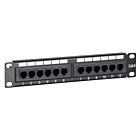 10 inch CAT6 UTP patchpaneel - 12 poorts