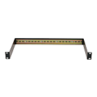 1U DIN rail voor 19-inch racks