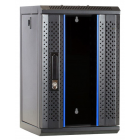 9U serverkast (10 inch) met glazen voordeur 312x310x486mm