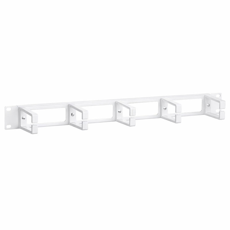 19 inch kabelhouder 1U wit