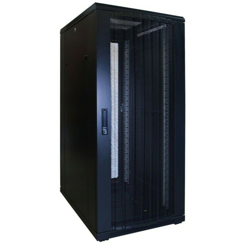 27U serverkast met geperforeerde voordeur 600x800x1400mm