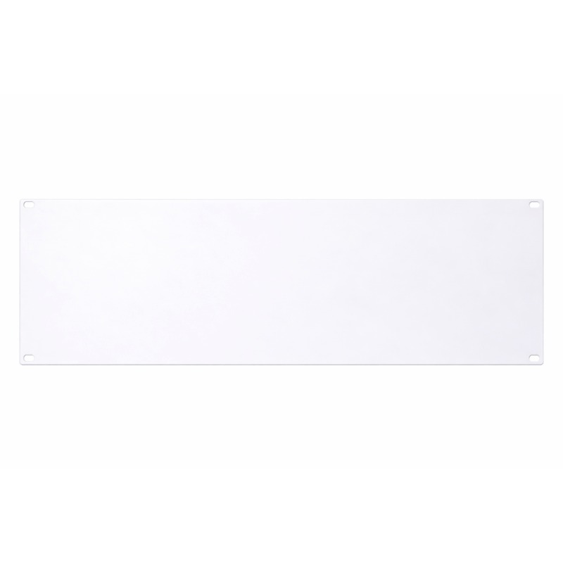 19 inch afdekpaneel - 4U wit