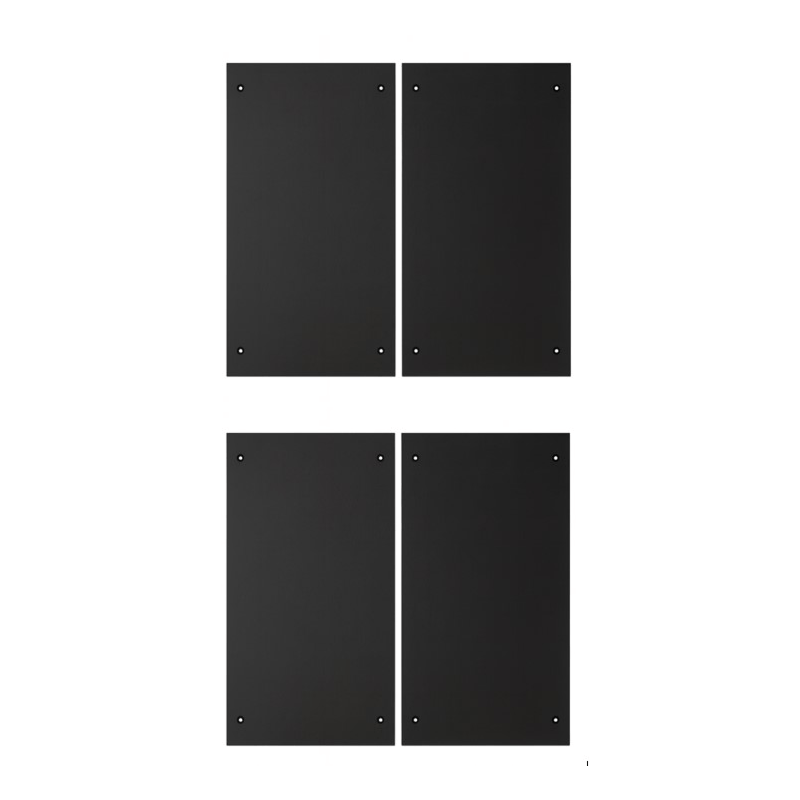 Datacenter set zijpanelen voor 42U kasten, 1000mm diep