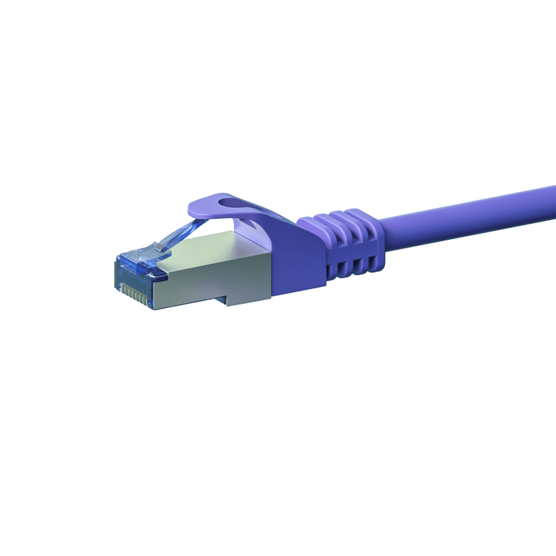 CAT6a S/FTP (PIMF) patchkabel 7,50m paars