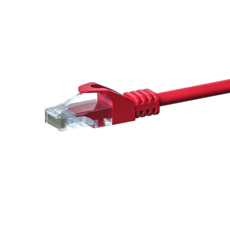 CAT5e UTP patchkabel 7,50m rood - CCA