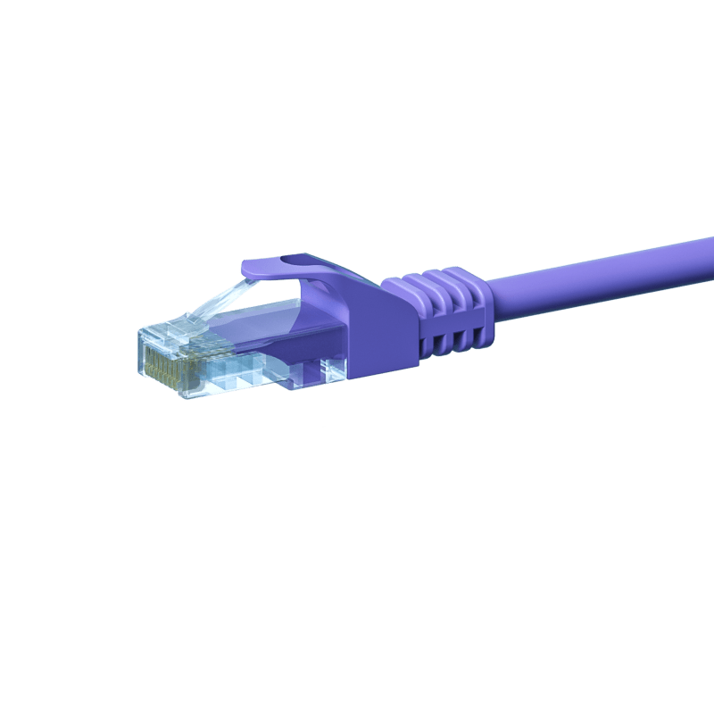 CAT5e UTP patchkabel 10m paars - CCA