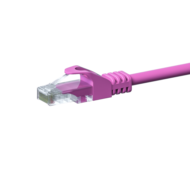 CAT5e UTP patchkabel 1m roze - CCA