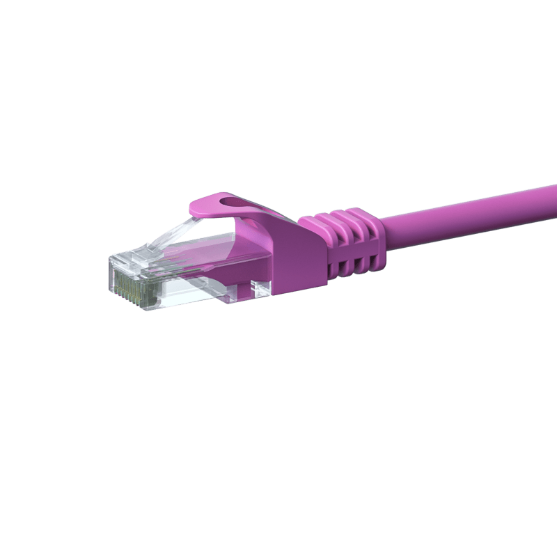 CAT6 UTP patchkabel 3m roze - CCA