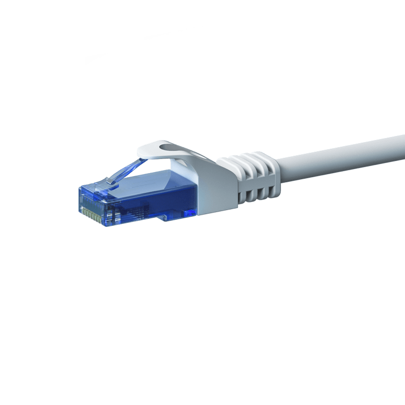 UTP CAT6a patchkabel 15m wit - 100% koper