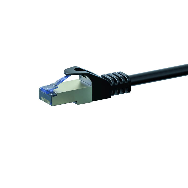 CAT6a S/FTP (PIMF) patchkabel 2m zwart