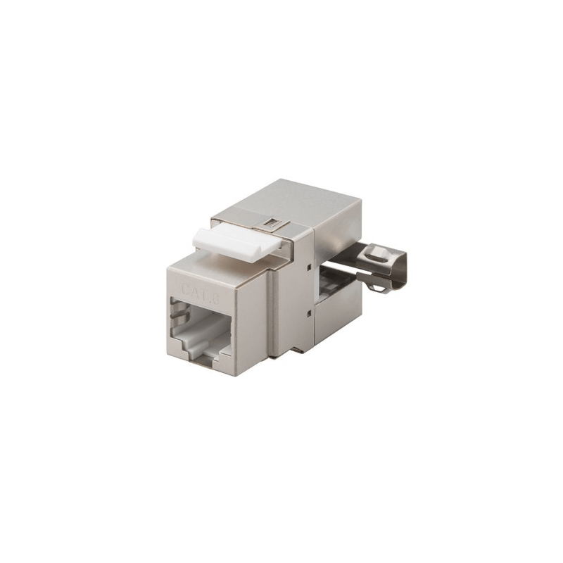 CAT6 STP Keystone Connector - Toolless Angled