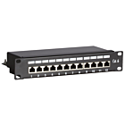 10 inch CAT6 FTP patchpaneel - 12 poorts