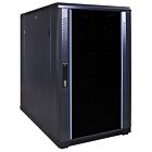 18U serverkast met glazen voordeur 600x1000x1000mm
