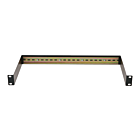 1U DIN rail voor 19-inch racks