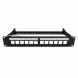 10 inch UTP patchpaneel voor keystones - 10 poorts