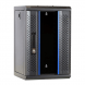 9U serverkast (10 inch) met glazen voordeur 370x450x486mm