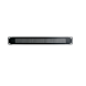 1U 19 verticaal inch ventilatiepaneel zwart