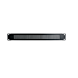 1U 19 verticaal inch ventilatiepaneel zwart