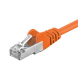 CAT5e FTP patchkabel 0.25m oranje