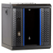 6U serverkast (10 inch) met glazen voordeur 370X450X370mm
