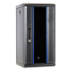 12U serverkast (10 inch) met glazen voordeur 370x450x618mm