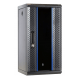 12U serverkast (10 inch) met glazen voordeur 370x450x618mm