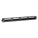 CAT6 UTP 24 poorts patchpaneel