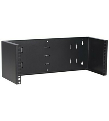 4U wall mount bracket, zonder scharnieren, 180mm diep