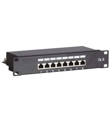 10 inch CAT5e FTP patchpaneel - 8 poorts
