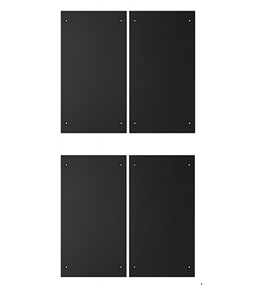 Datacenter set zijpanelen voor 52U kasten, 1200mm diep
