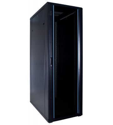 37U serverkast met glazen voordeur 600x1000x1800mm