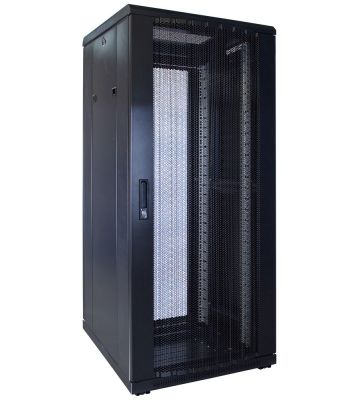 27U serverkast met geperforeerde voordeur 600x600x1400mm