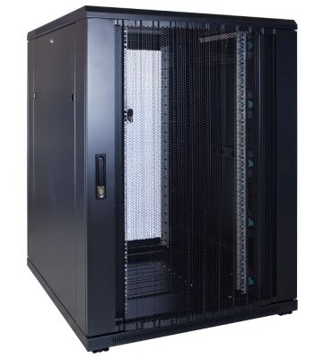 22U serverkast met geperforeerde voordeur 800x1000x1200mm