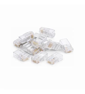 DANICOM UTP CAT6 RJ45 Connector - voor soepele kern - 10 stuks