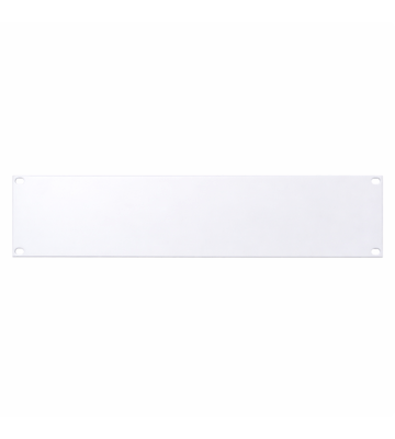2U 19 inch afdekpaneel - wit