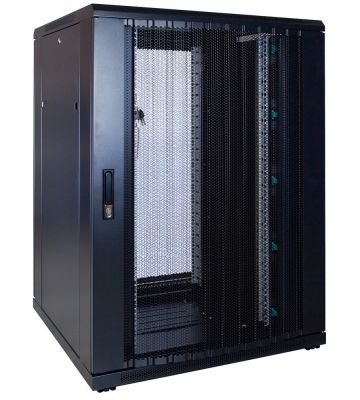 22U serverkast met geperforeerde voordeur 800x800x1200mm