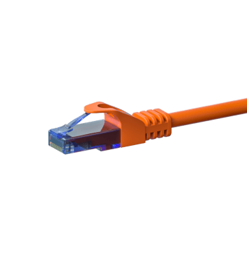 UTP CAT6a patchkabel 2m oranje - 100% koper