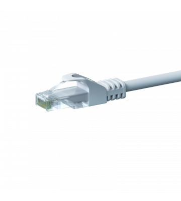 UTP CAT5e patchkabel 0,25m wit - 100% koper