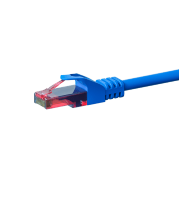 UTP CAT6 patchkabel 0,15m blauw - 100% koper