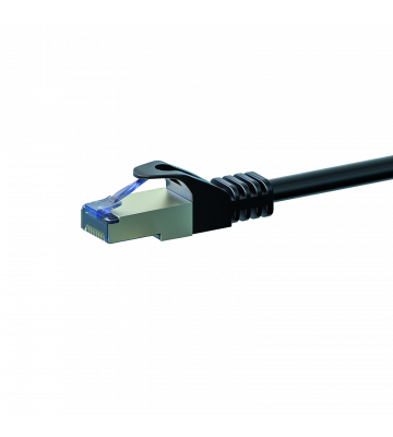 CAT6a S/FTP (PIMF) patchkabel 1m zwart