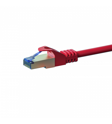 CAT6a S/FTP (PIMF) patchkabel 15m rood